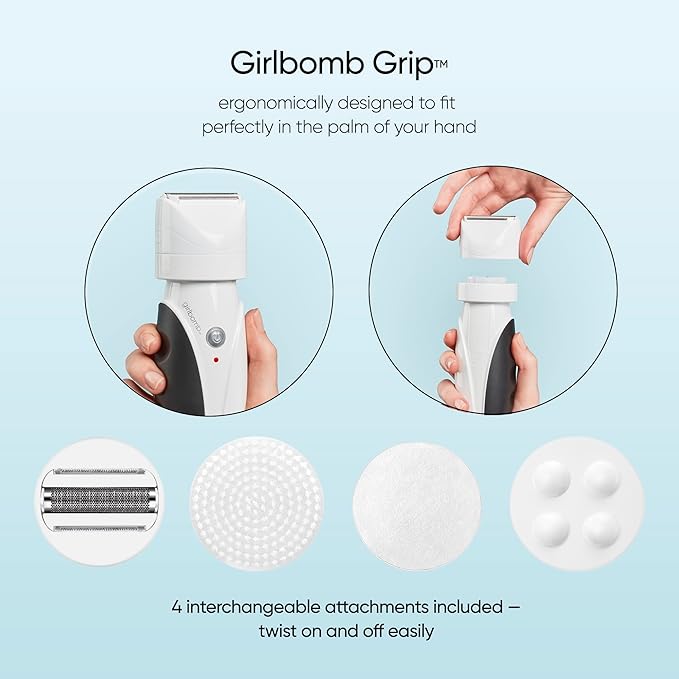 Conair GIRLBOMB Shaver for Women and Body Buffer