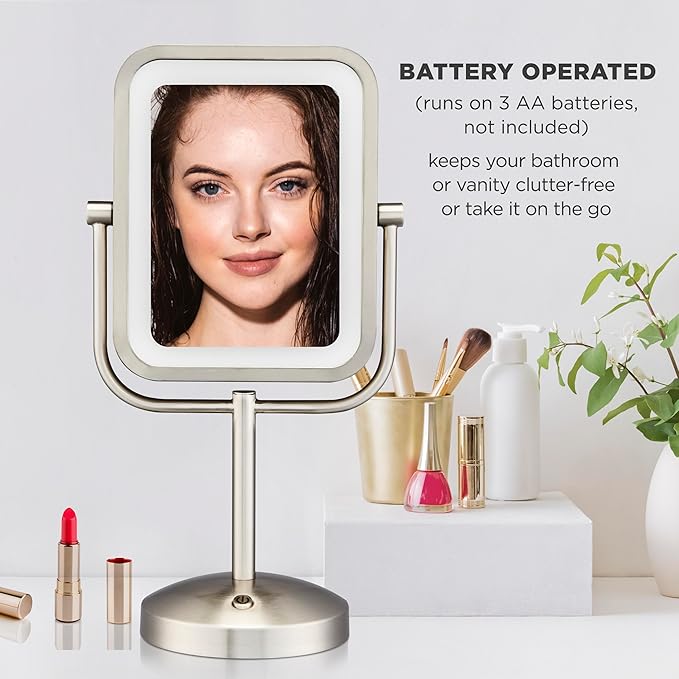 Conair Lighted Makeup Mirror, LED Vanity Mirror