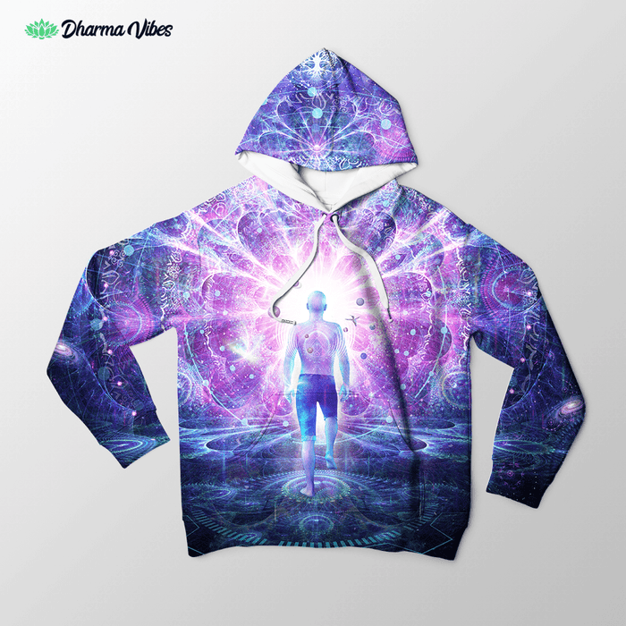 Conscious Self by Cameron Gray Visionary Hoodie
