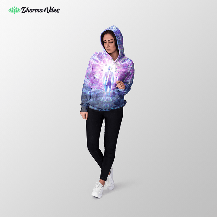 Conscious Self by Cameron Gray Visionary Hoodie