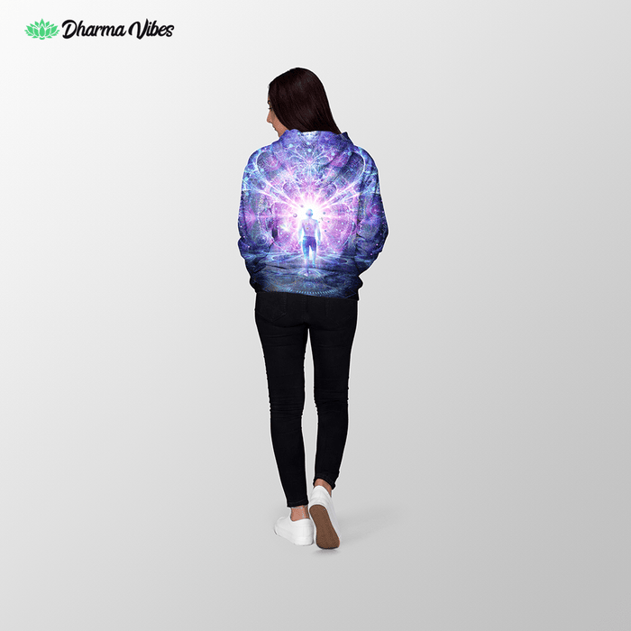 Conscious Self by Cameron Gray Visionary Hoodie