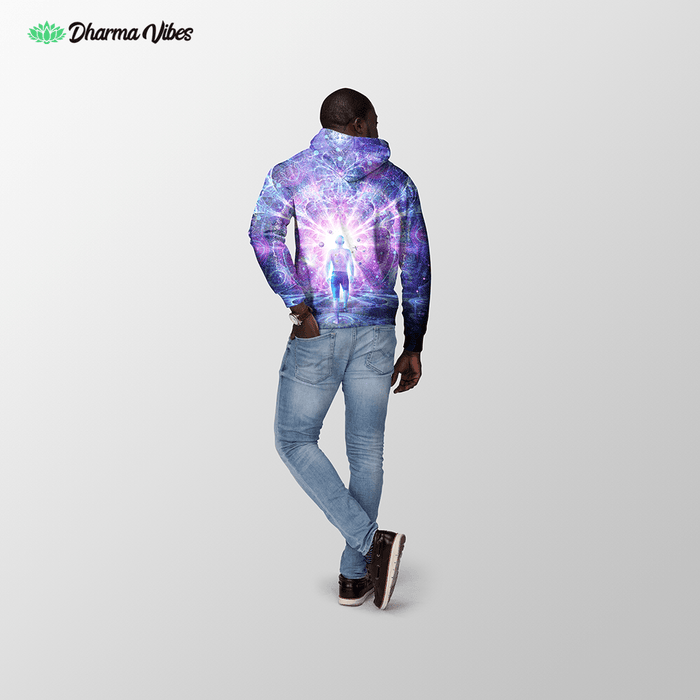 Conscious Self by Cameron Gray Visionary Hoodie