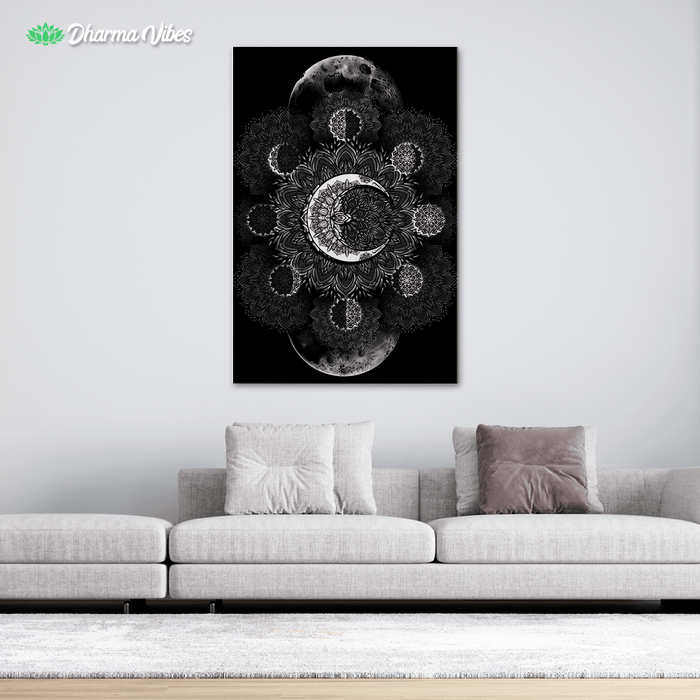 CRESCENT MOON - NEW by YantrArt Design 1-Piece Canvas
