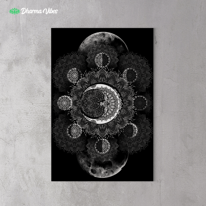 CRESCENT MOON - NEW by YantrArt Design 1-Piece Canvas