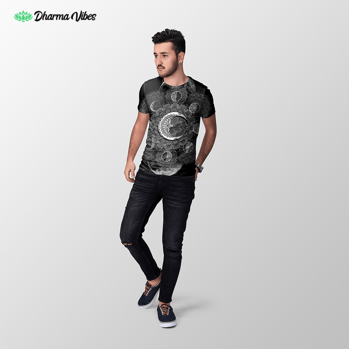 Crescent Moon New by YantrArt T-Shirt
