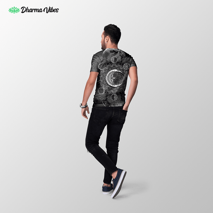 Crescent Moon New by YantrArt T-Shirt