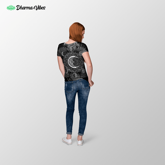 Crescent Moon New by YantrArt T-Shirt