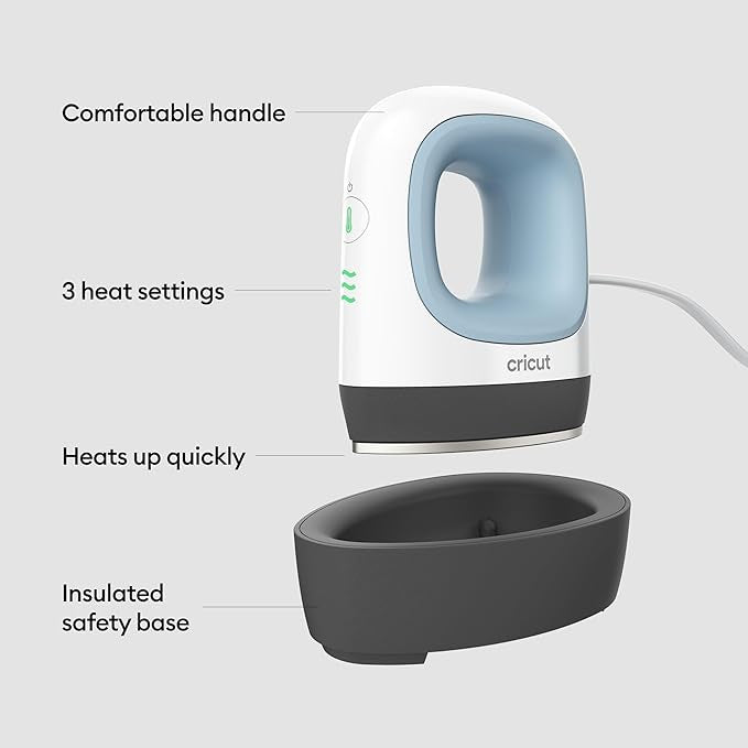 Cricut EasyPress Mini for Heat-Pressing Small Objects Like Shoes, Stuffed Animals, Hats and More