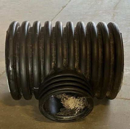 Culvert Reducer Tee 12 x 12 x 8" DW