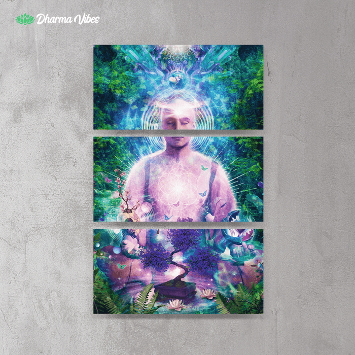 Daily Meditation by Cameron Gray 3-Piece Canvas