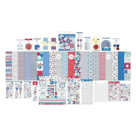 Doodlebug Collection Value Bundle-Land That I Love, Hometown USA