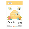 Doodlebug Doodle Cuts Dies-Be Happy, Farmhouse