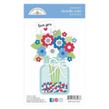 Doodlebug Doodle Cuts Dies-Festive Floral, Hometown USA