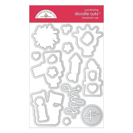 Doodlebug Doodle Cuts Dies-Hometown USA