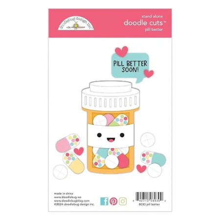 Doodlebug Doodle Cuts Dies-Pill Better
