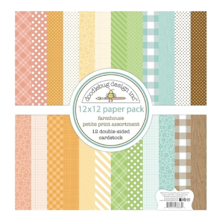 Doodlebug Petite Prints Double-Sided Cardstock