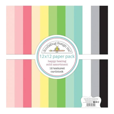 Doodlebug Textured Double-Sided Cardstock