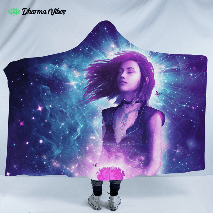 Dream Away by Cameron Gray Hooded Blanket