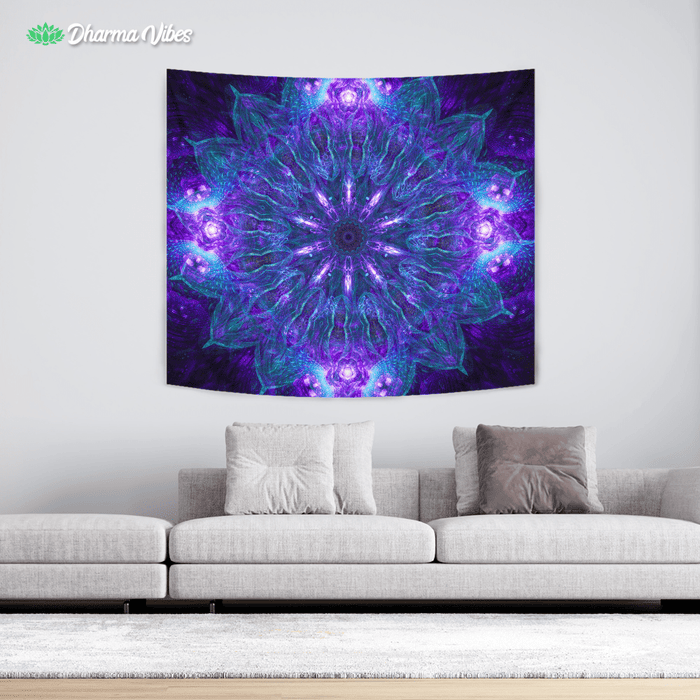Electric Bloom by Cameron Gray Visionary Tapestry