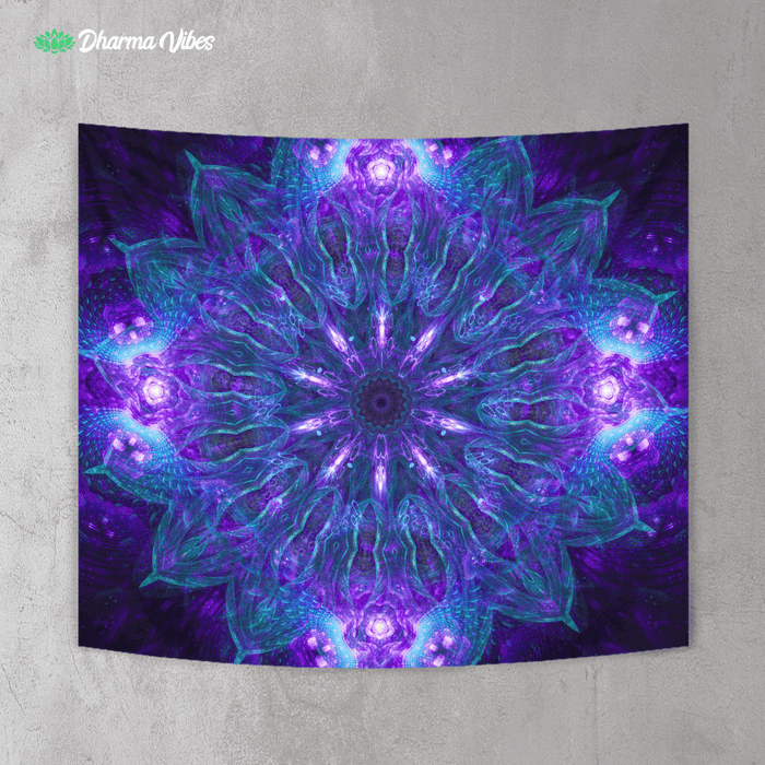 Electric Bloom by Cameron Gray Visionary Tapestry