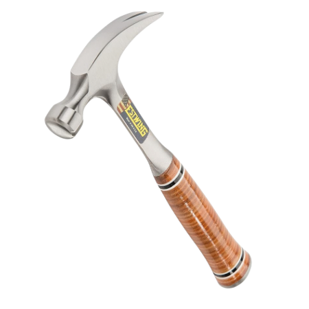 ESTWING Hammer - 16 oz Straight Rip Claw with Smooth Face & Genuine Leather Grip