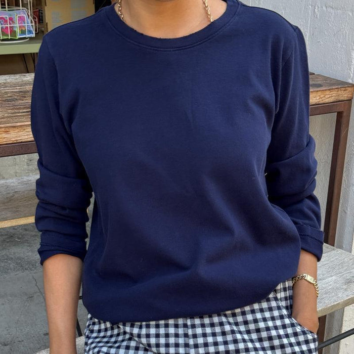 Everyday Long Sleeve Tee in Navy