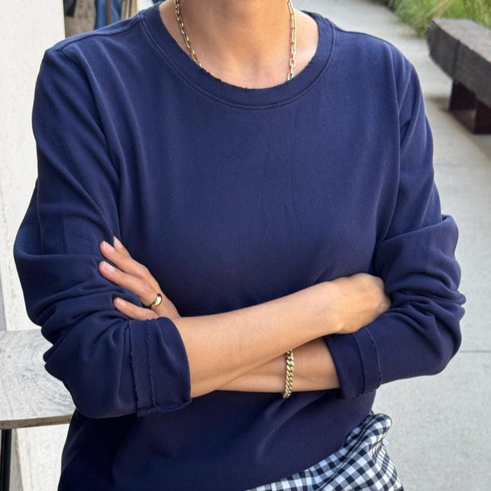 Everyday Long Sleeve Tee in Navy