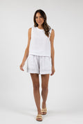 Evita Top (White)