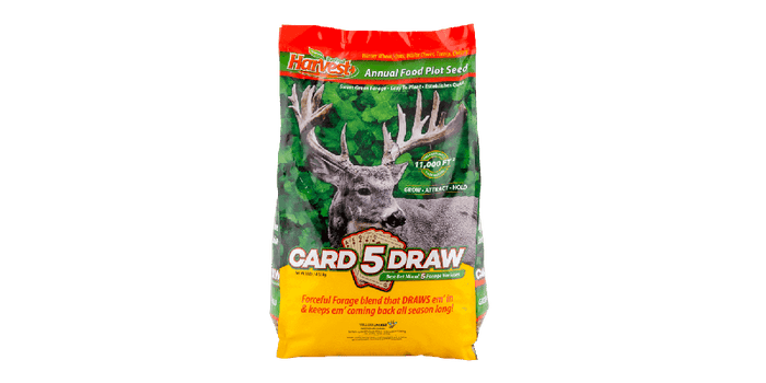 Evolved Harvest 5 Card Draw Annual Food Plot Seed