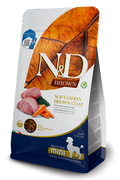 Farmina N&D Brown Adult Mini Lamb, Norwegian Kelp, And Carrot Recipe Dry Dog Food