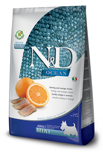 Farmina N&D Ocean Canine Herring & Orange Adult Mini Dry Dog Food