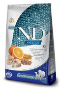 Farmina Ocean N&D Natural & Delicious Medium & Maxi Adult Cod, Spelt, Oats & Orange Dry Dog Food
