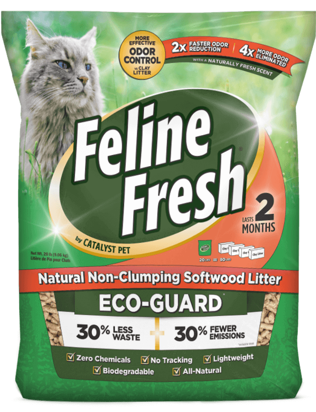 Feline Fresh Natural Non-Clumping Softwood Litter