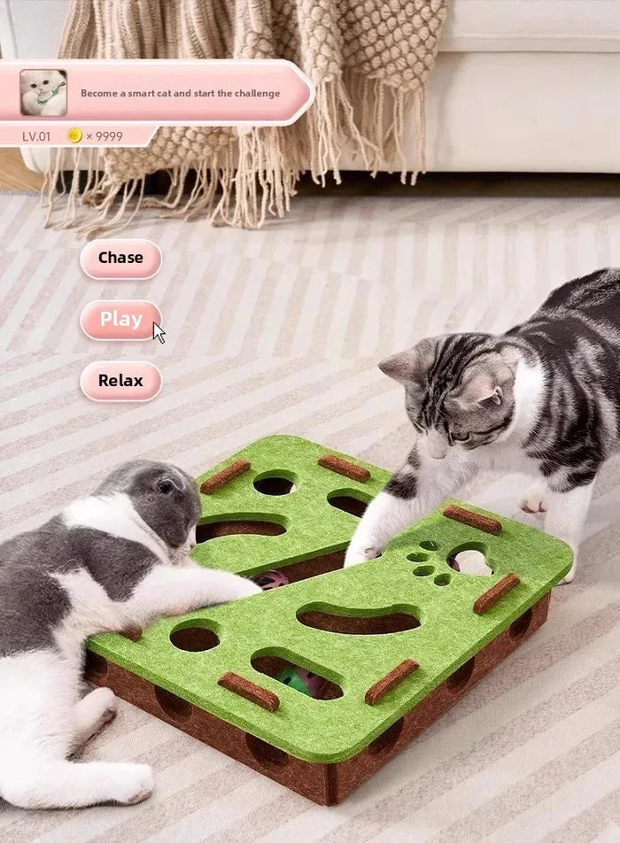 Felt Cat Puzzle Play Mat – supplier product view 2