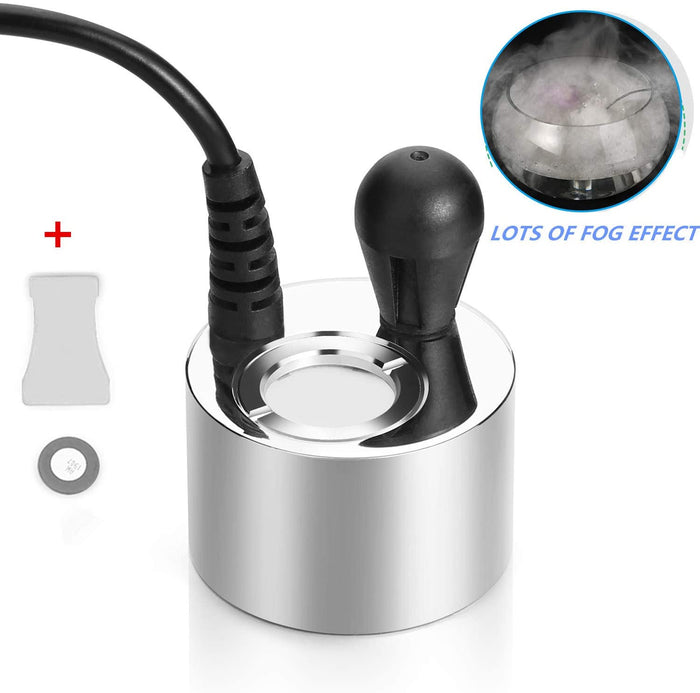 FITNATE Aluminum Mist Maker Fogger Air Humidifier Atomizer, Lots Foggy Effect, with Fogger Ceramics Discs Tools