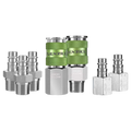 Flexzilla A53657FZ Pro High Flow Coupler & Plug Kit 7 Piece