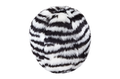 Fluff & Tuff Zebra Ball Large Squeakerless