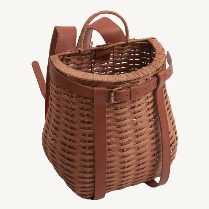 Woven Basket Backpack Civil Alchemy