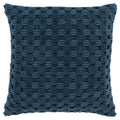 FRANK TEAL  STRIPE PATTERNED SOLID MODERN INDUSTRIAL THROW PILLOW