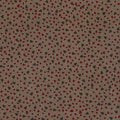 Frosty Friends - 3104-003 - Gray cotton fabric with blue, red and burgundy hearts scattered