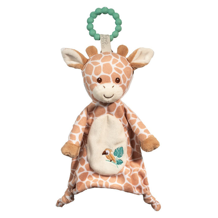 Georgie the Giraffe baby teether plush by Douglas Baby with silicone teething ring