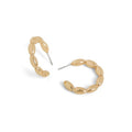 Gold Bubble Hoop Earrings