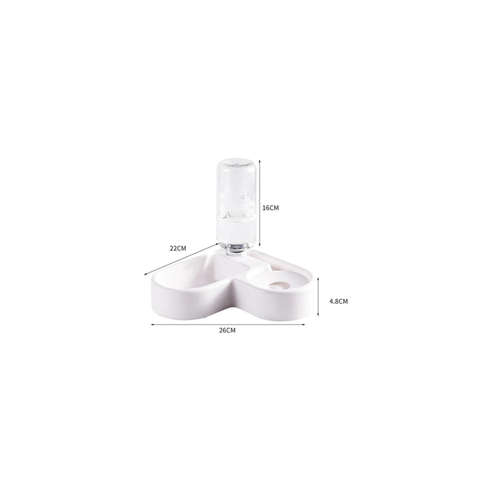 Gravity Water & Food Bowl — clean professional product image