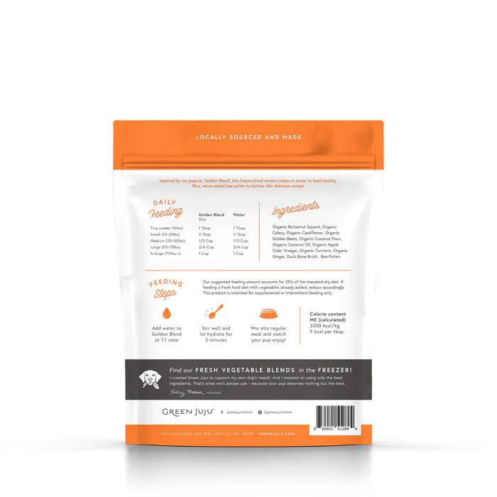 Green Juju Freeze-Dried Golden Blend with Bee Pollen