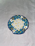 Grey Enchanted Shell Coaster - Shape B48 - Pattern Grey Enchanted (2498X)