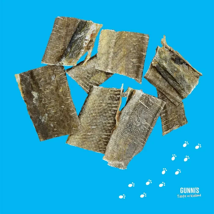 Gunnis Cod Skin Chips Dog Treats