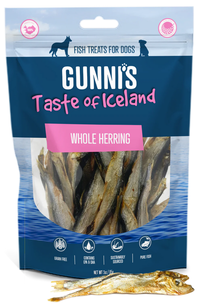Gunni's Whole Herring Dog Treats