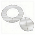 Heavy duty 57cm stainless steel Weber kettle grill grate with removable centre – Hunsaker Grill alternative Australia