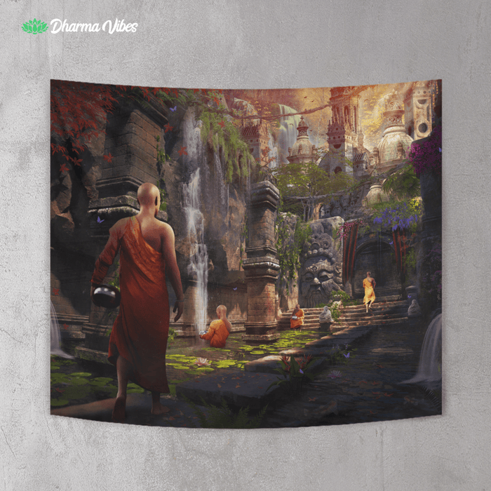 Hidden Sanctuary by Cameron Gray Visionary Tapestry