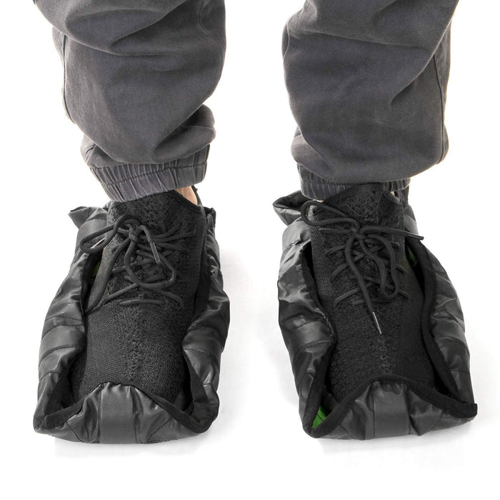 HK step in sock shoe covers automatic hands free shoe cover (pair)